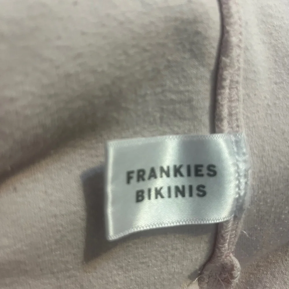 Frankies Bikinis Terry Cloth Top Only
